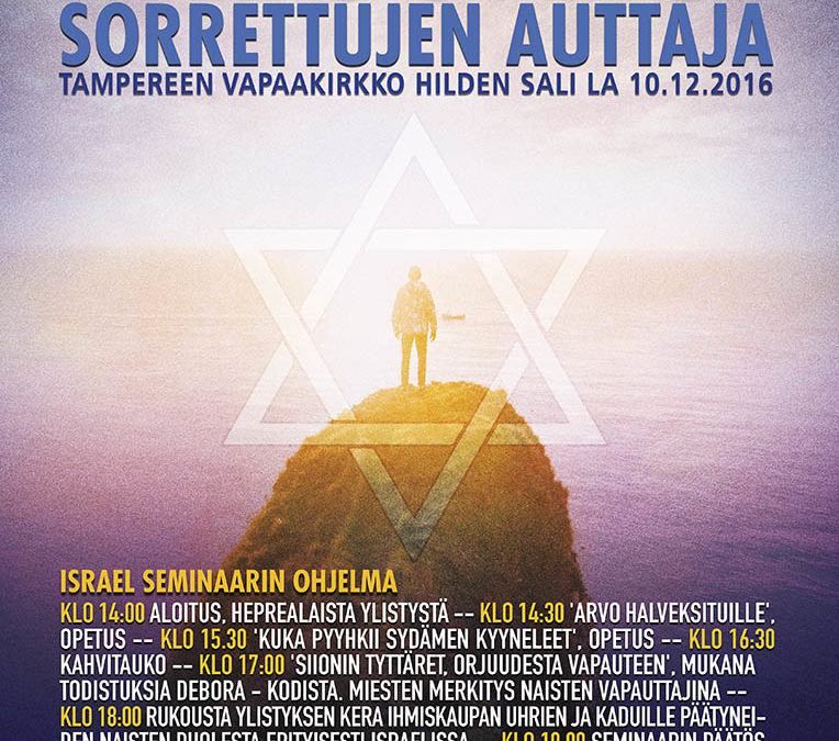 LA 10.12.2016 klo 14-19  ’Messias – sorrettujen auttaja’, Israel seminaari – Vapaakirkko