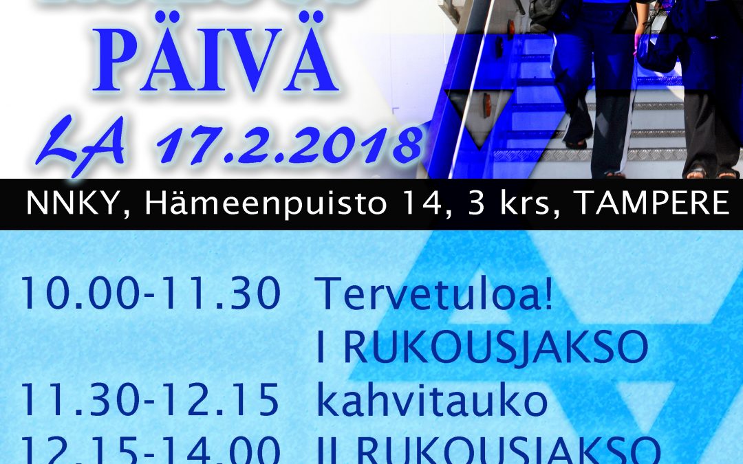 LA 17.2.2018 ALIJA-rukoustapahtuma klo 10 – Hämeenpuisto 14 – NNKY