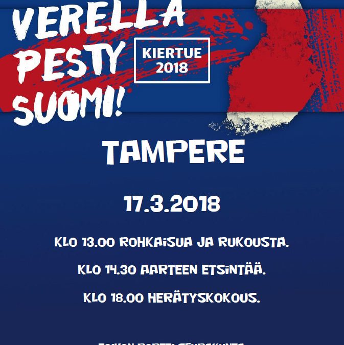 LA 17.3.2018 klo 13 alkaen Jeesuksen verellä pesty Suomi – Jarno Piipponen