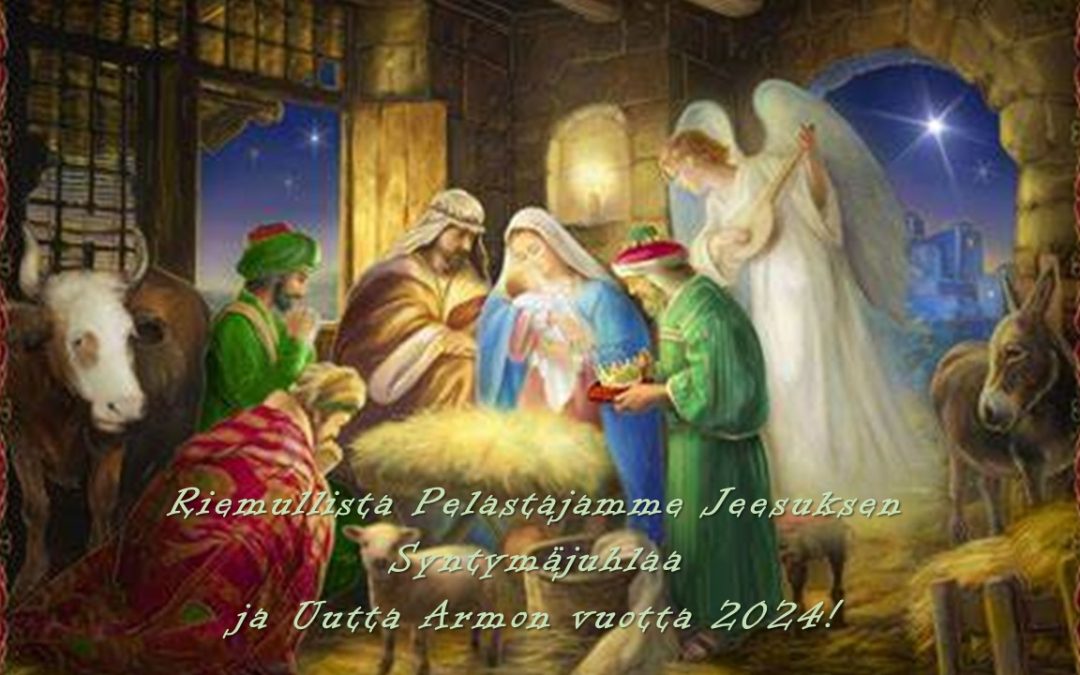 Riemullista Pelastajamme Jeesuksen syntymäjuhlaa!