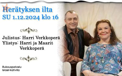 SU 1.12.2024 klo 16 Herätyksen ilta – Verkkoperät