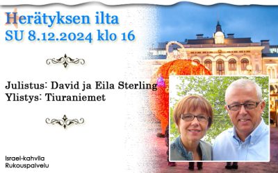 SU 8.12.2024 klo 16 Herätyksen ilta – Sterling