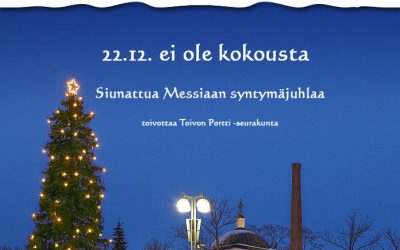 SU 22.12.2024 Siunattua joulua!