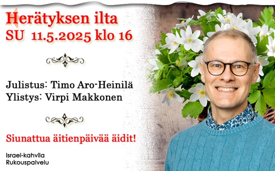 Su 11.5.2025 Herätyksen ilta – Timo Aro-Heinilä