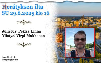 SU 29.6.2025 klo 16 Herätyksen ilta – Pekka Linna