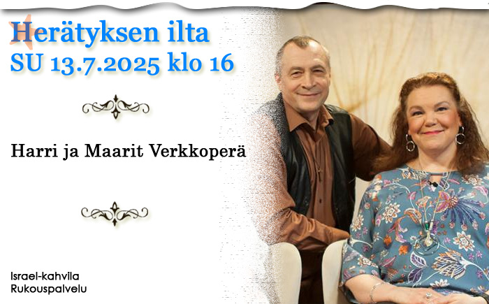 SU 13.7.2025 klo 16 Herätyksen ilta – Verkkoperät