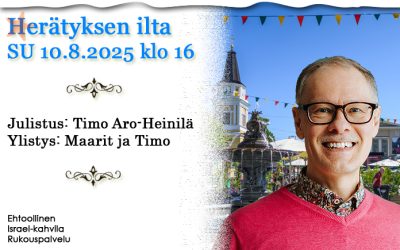 SU 10.8.2025 klo 16 Herätyksen ilta – Timo Aro-Heinilä
