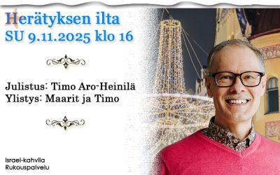 SU 9.11.2025 klo 16 Isänpäivän Herätyksen ilta – Timo Aro-Heinilä