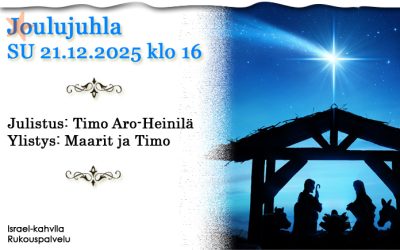 SU 21.12.2025 klo 16 Joulujuhla
