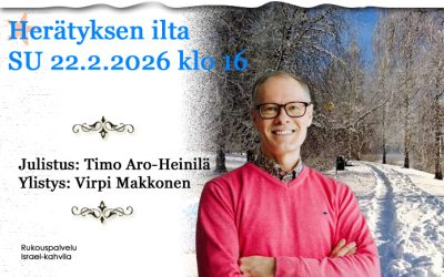 SU 22.2.2026 klo 16.00 Herätyksen ilta – Timo Aro-Heinilä