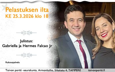 KE 25.3.2026 klo 18 Hermes Falcao Jr ja vaimo Gabriella Toivon Portissa