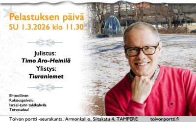 SU 1.3.2026 klo 11.30 Pelastuksen päivä – Timo Aro-Heinilä
