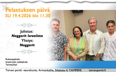 SU 19.4.2026 klo 11.30 Pelastuksen päivä – Naggarit