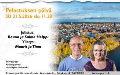 SU 31.5.2026 klo 11.30 Pelastuksen päivä – Helpit