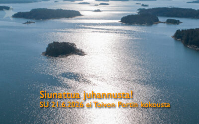 21.6.2026 ei kokousta – siunattua juhannusta sinulle